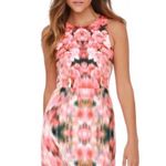 Finders Keepers WAY TO GO BLURRED FLORAL DRESS Lulus Exclusive Print Rare NWT Photo 1