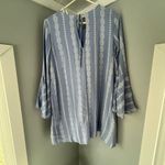 Francesca's  Miami Blue Bell Sleeve Dress Size S/M Photo 3