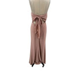 Jenny Yoo Kylie Tie Back Strapless Gown Maxi Dress Pink Size 10 Photo 7