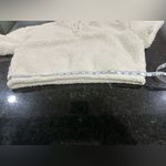 PAC Sun cropped Cozy White fleece pullover Sweater with snaps |Sz S | scandigirl Photo 6