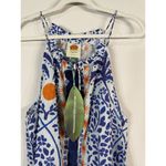 Farm Rio Women’s Afternoon Breeze Camisole Blouse XS Blue 100% Cotton Top NWT Photo 9