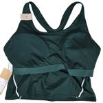 Adidas Womens Light Support Workout Longline Sports Bra Top Primegreen L NWT Photo 7