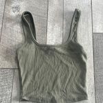Tilly's Tilly’s Size XS Hunter Green Crop Top Tank Top Photo 1