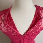 CeCe  by Cynthia Steffe Hayden Deco-Lace Pink Bodycon Dress Size 4 Photo 9