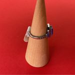 Bomb Party RBP6631 “More Than Iconic” LC Quartz on Hematite Size 7 Ring NWT Blue Photo 1