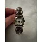 Geneva Elite Quartz Bangle Watch Gold Tone Roman Numerals Ladies Jewelry Photo 3