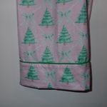 Brand New Coastal Mermaid Pajama Pants Holiday Christmas Trees Pink Bows size L Size L Photo 2