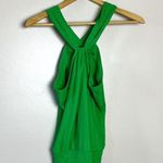 INC SALE! Green  Dressy Knotted Tank Size M Like New Photo 0