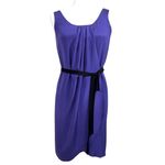 Alexander Wang 100% Silk Wrap Mini Cocktail Dress 2 Purple Petal Belt Tie Luxury Photo 1