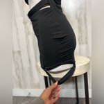 SheIn Black mini cut off dress Photo 4