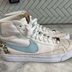 Nike Womens  Blazer Mid 77 Indigo Canvas Athletic Shoes High Top Shoes Size 8 Photo 8