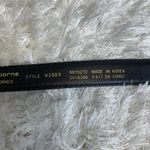 Liz Claiborne Vintage Green Crocodile Embossed Leather Belt Size Medium 1" wide Photo 3