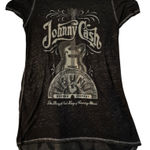 Johnny Cash Sun Record Company Black Tee Shirt Size M Photo 0