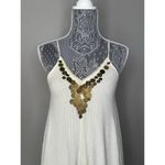 Urban Outfitters  ECOTÉ Gypsy Coin Asymmetrical Hem Strapless Shift Dress Size XS Photo 1