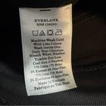 Everlane  high rise straight black wash cropped jeans raw hem women's 28 Regular Photo 6