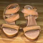 Charles David Microfiber/Patent Wedge Heels - Size 6 Photo 2