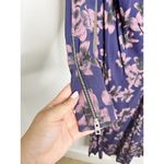 Rag and Bone Odette V Neck Long Sleeve Blue Floral Wrap Midi Dress US 2 Photo 10