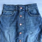 Anthropologie Pilcro Blue Denim Pencil Skirt Size 4 Photo 3