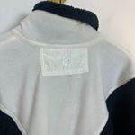 FREE PEOPLE Fall To Rise Fleece Quarter Snap in Black Combo Size Medium NWT White Photo 9