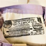 Levi's NWT  501 button fly purple jean shorts Photo 6