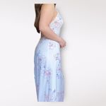 Lulus  Blooms For You Pale Blush Floral Print Maxi Dress‎ Size S Boho Spring Photo 2