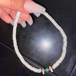 Beach beaded bracelet/anklet White Photo 0