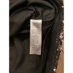 Aidan Mattox  Illusion Sequined Sheath Mini Dress Sleeveless Black Gold US 0 Photo 4