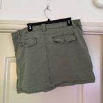 American Eagle AE Stretch High-Waisted Mini Skirt in Olive Size 18 Photo 5