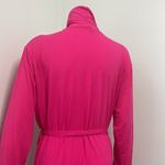 Eberjay Eberjey pink wrap robe with lace hem large Photo 2
