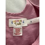 Jams World Voile Babydoll Tank Top Size S Pink Lightweight Fairy Beach Sheer Photo 4