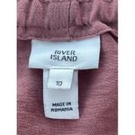 River Island T7 Off Shoulder Button Down Top with Belt Blush Pink Photo 1