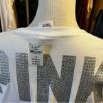 PINK - Victoria's Secret NEW PINK Victoria Secret Bling Long Sleeve TShirt Size L Photo 2