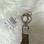 Henri Bendel NWT  Tan Leather Fringe Bag Charm Photo 2