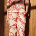 Arianne Elmy vacation flow pants $230 small Red Photo 0