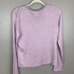 Soft Surroundings Soft Surrounding Silk Cashmere Sweater Pink Long Sleeve Rhinestone M Photo 2
