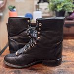 Laredo Vintage  Black Kiltie Roper Boots size 8 Photo 5