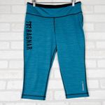 Reebok  Ragnar Training Capri Crop‎ Leggings Athletic Teal REVERSIBLE Large Photo 7