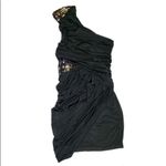 Windsor  One Shoulder Embellished Satin Dress Photo 1