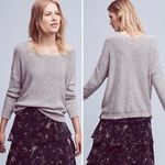 Anthropologie Moth Fairview Cotton Wide Neck Oversized Sweater Photo 6