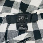 J.Crew  Gingham Black White Key Hole Long Line Shirt Dress Small Photo 1