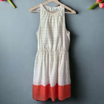 Old Navy  Dress Striped Halter Tan White Orange Photo 1