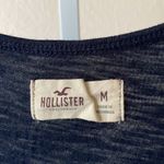 Hollister  cute navy bow ruffle racer back tank Photo 3