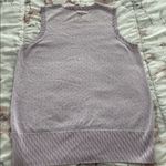 Puma Y2K lavender animal prints cotton preppy academia summer golf vest, size S Photo 8