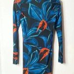 Louisa Ballou Helios Double Layer Mesh Dress Night Blooming Flower Size Medium Blue Photo 6