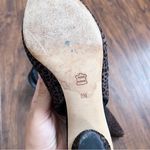 Donald Pliner Donald J Pliner • Gema Low-Heel Leopard Slingback Pumps brown velvet point toe Photo 11