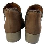 Gentle Souls  Kenneth Cole Bootie Womens 8.5M Bailey Ankle Brown Leather Side Zip Photo 4