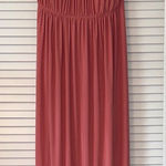 BCBGeneration  Coral Maxi Dress Formal‎ Evening Wear Lined Size 10 HOCO Event Photo 0