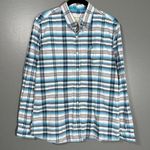 Panhandle Rough Stock Women's Blue Plaid Western Shirt Photo 0