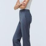 Madewell  Flare Ankle Pants Pinstripe blue 2 Photo 0