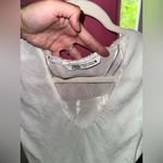 ZARA NWOT  White Guaze Asymmetrical Bottom Tank Top Photo 1